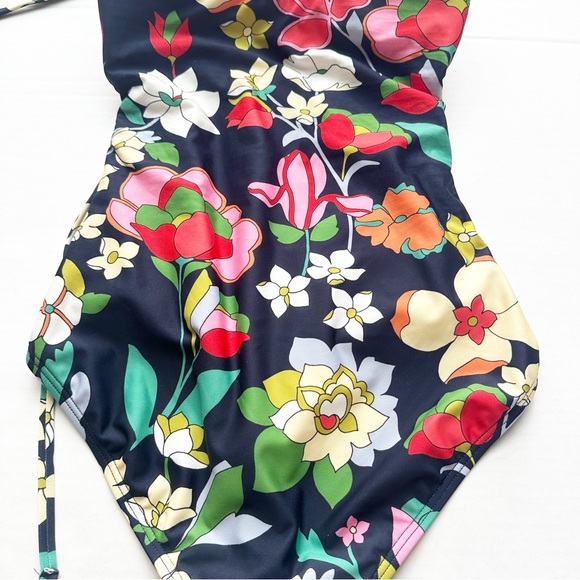 Kate Spade Floral One Piece Swimsuit - Black and Multicolor, Never Worn! No tags - Picture 11 of 14